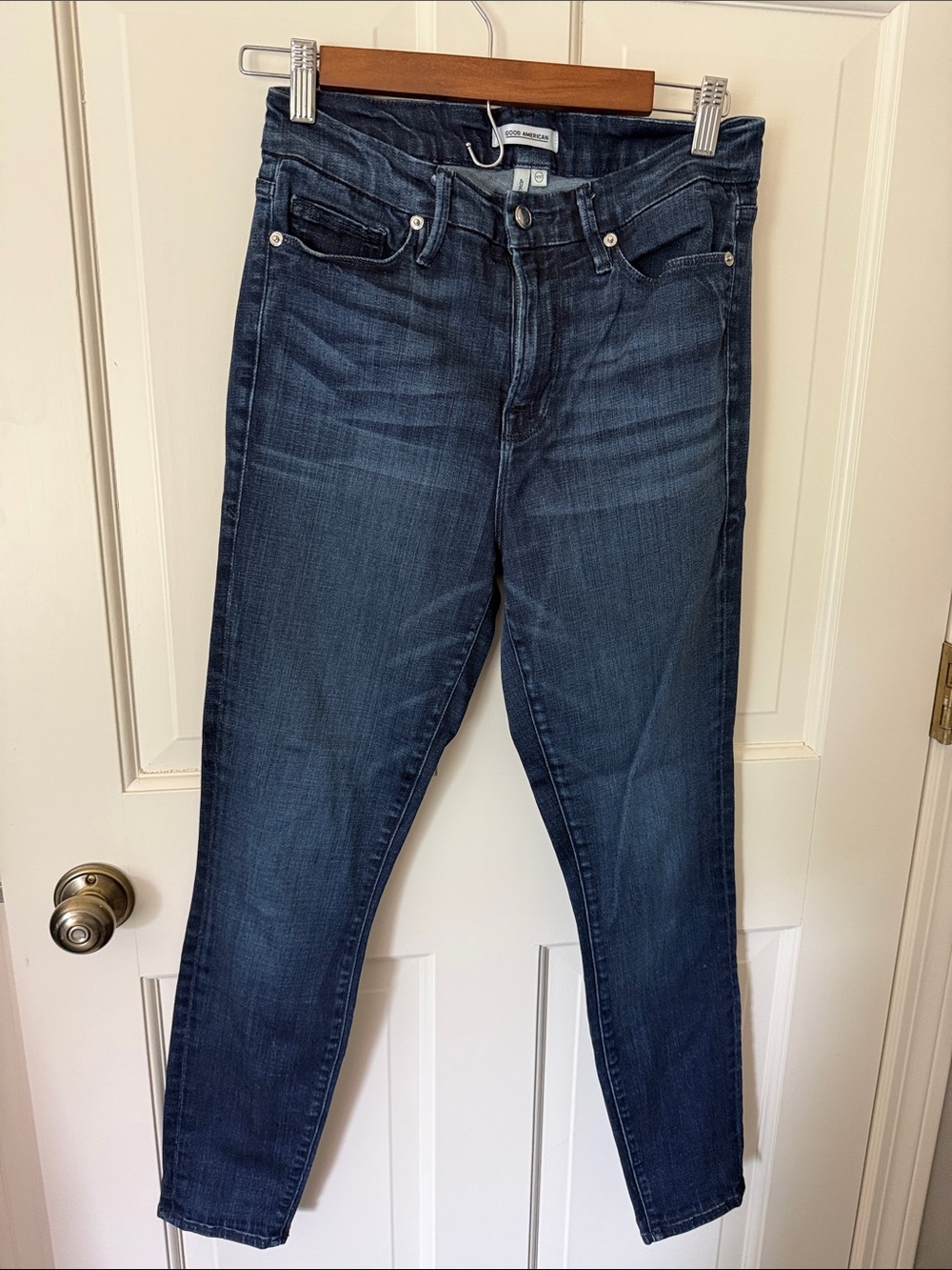 Good American Dark Indigo Slim Straight Men’s Jeans